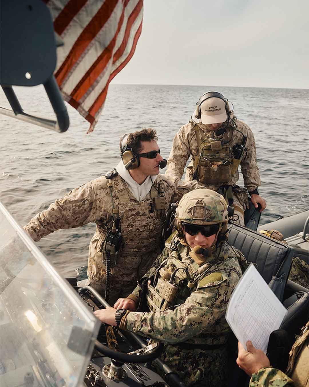 Nick O&rsquo;Sullivan and his team on a boat.