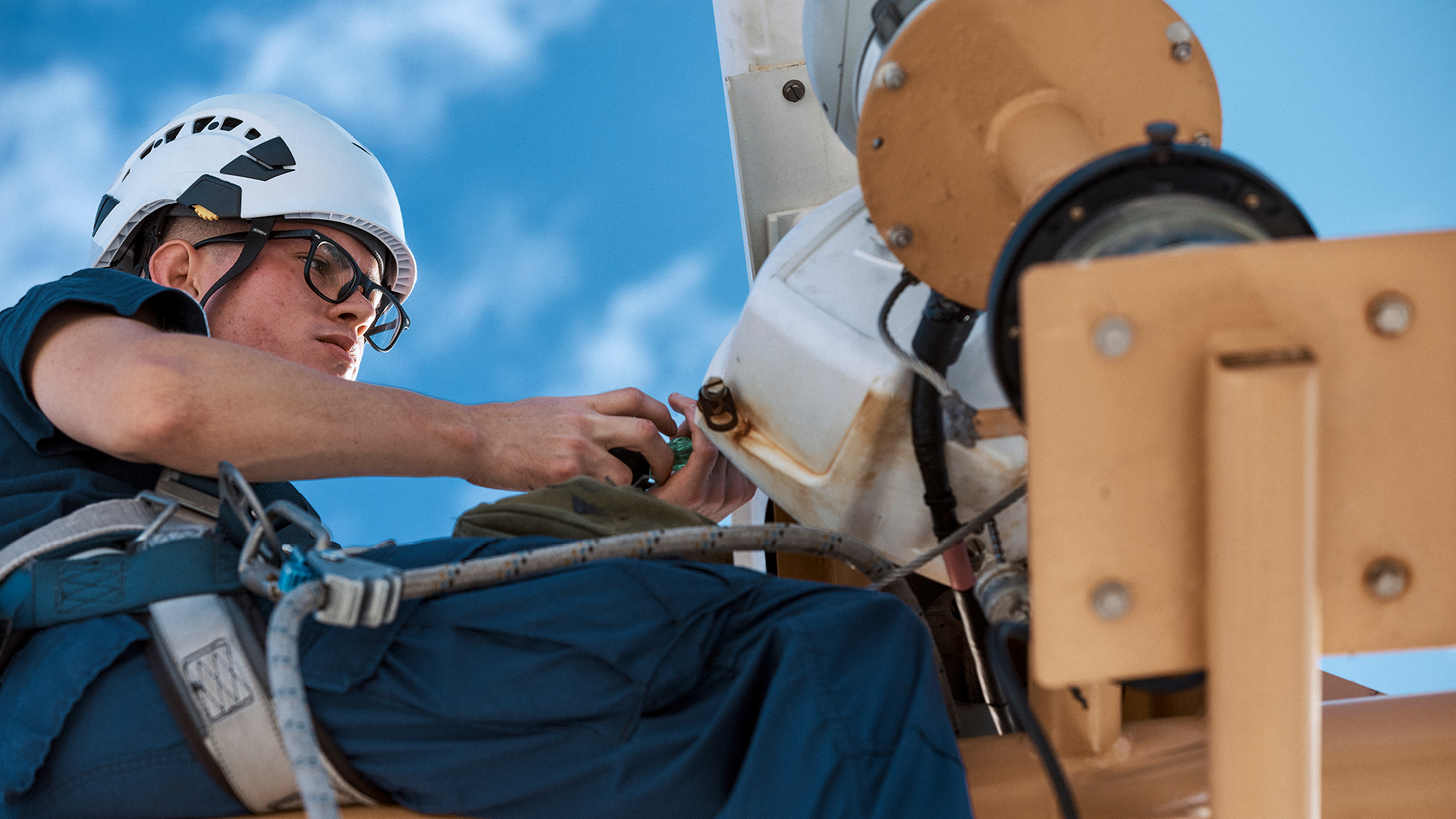 Adrian Vaszquez working