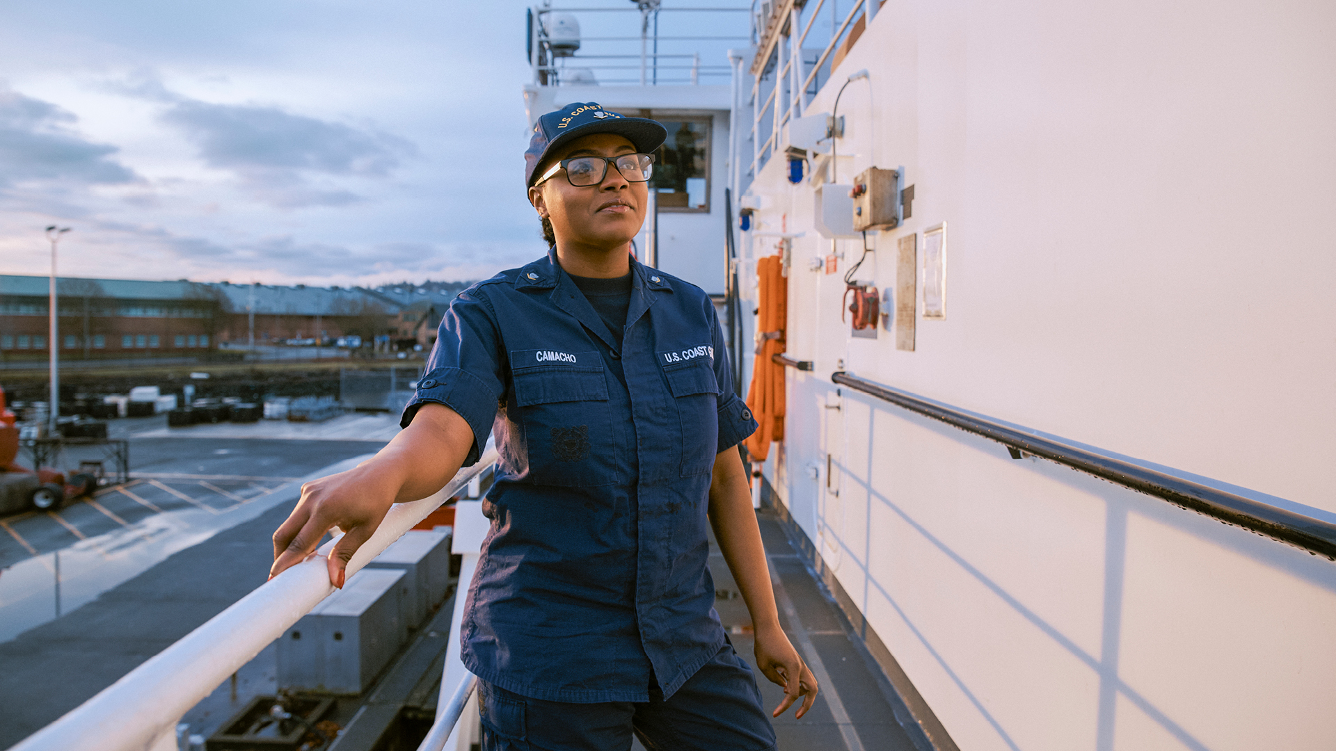 Dejanai Camacho On a boat