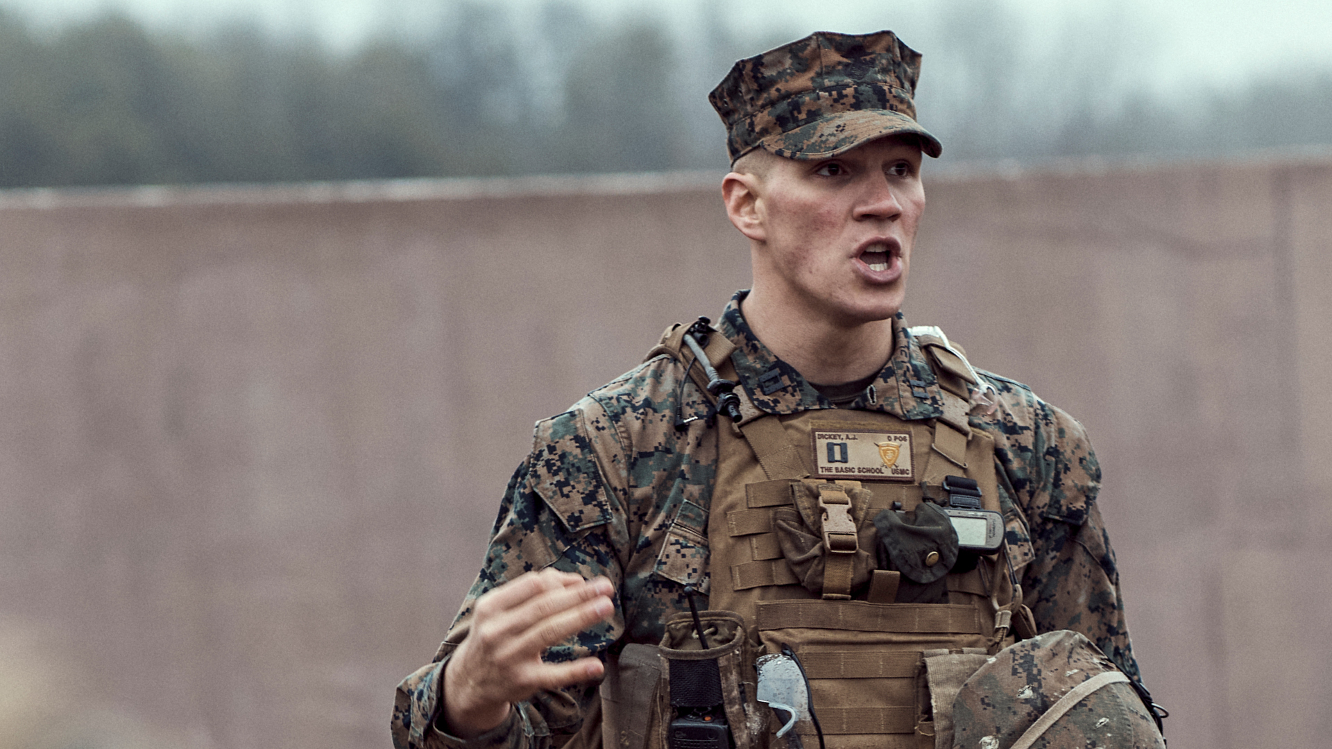 Austin Dickey giving orders