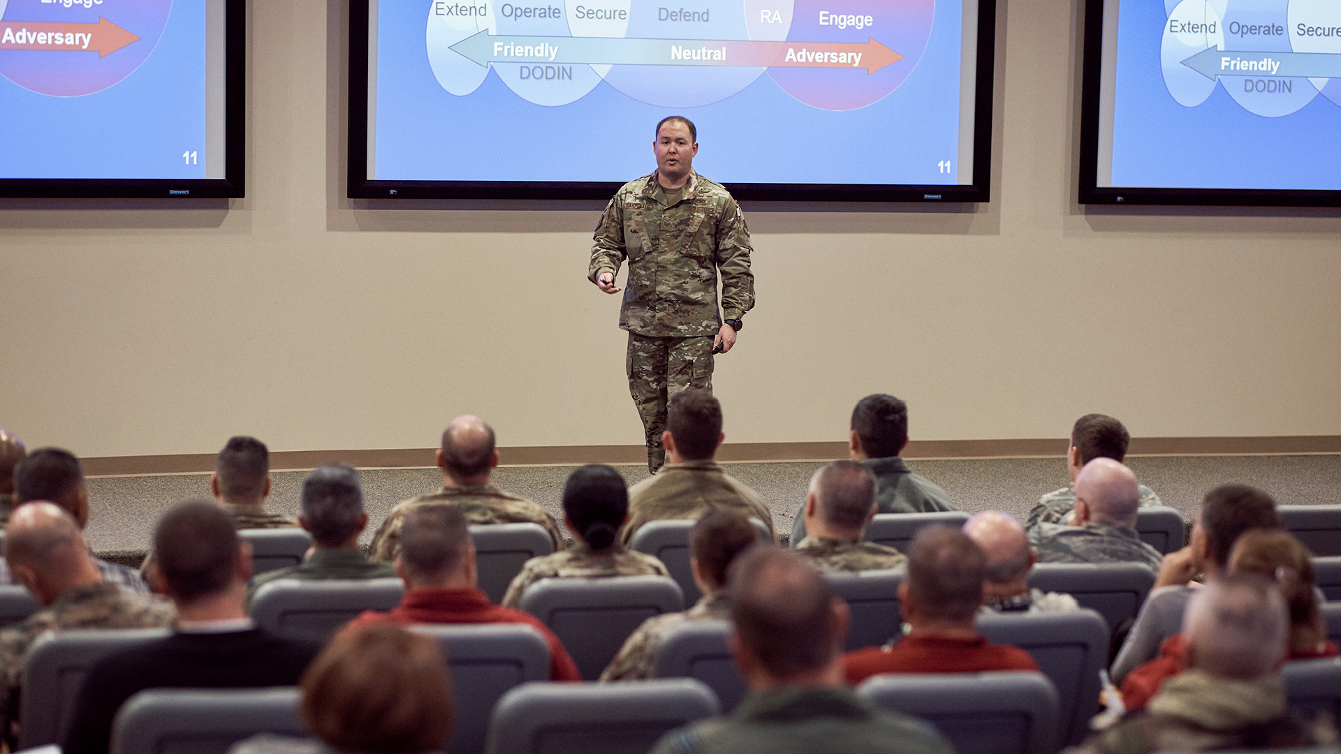 Kyle Carpenter Giving a presentation