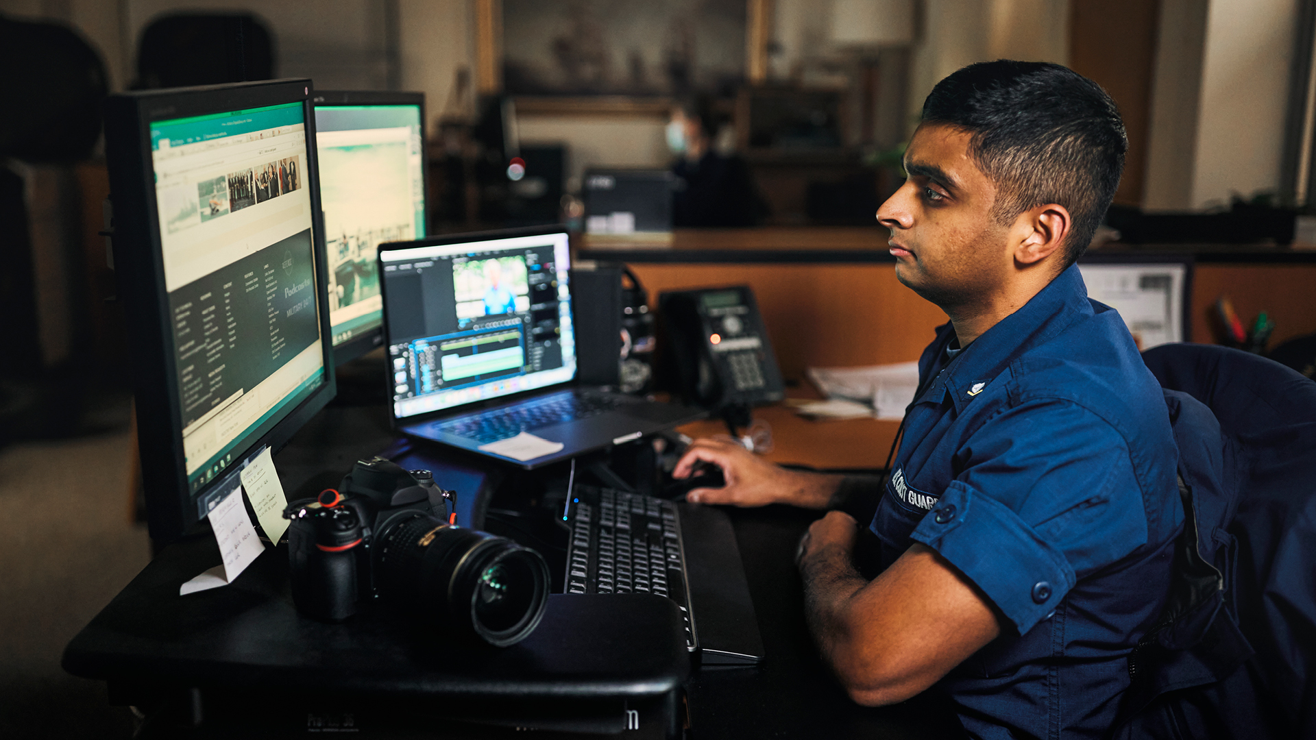 Anthony editing film