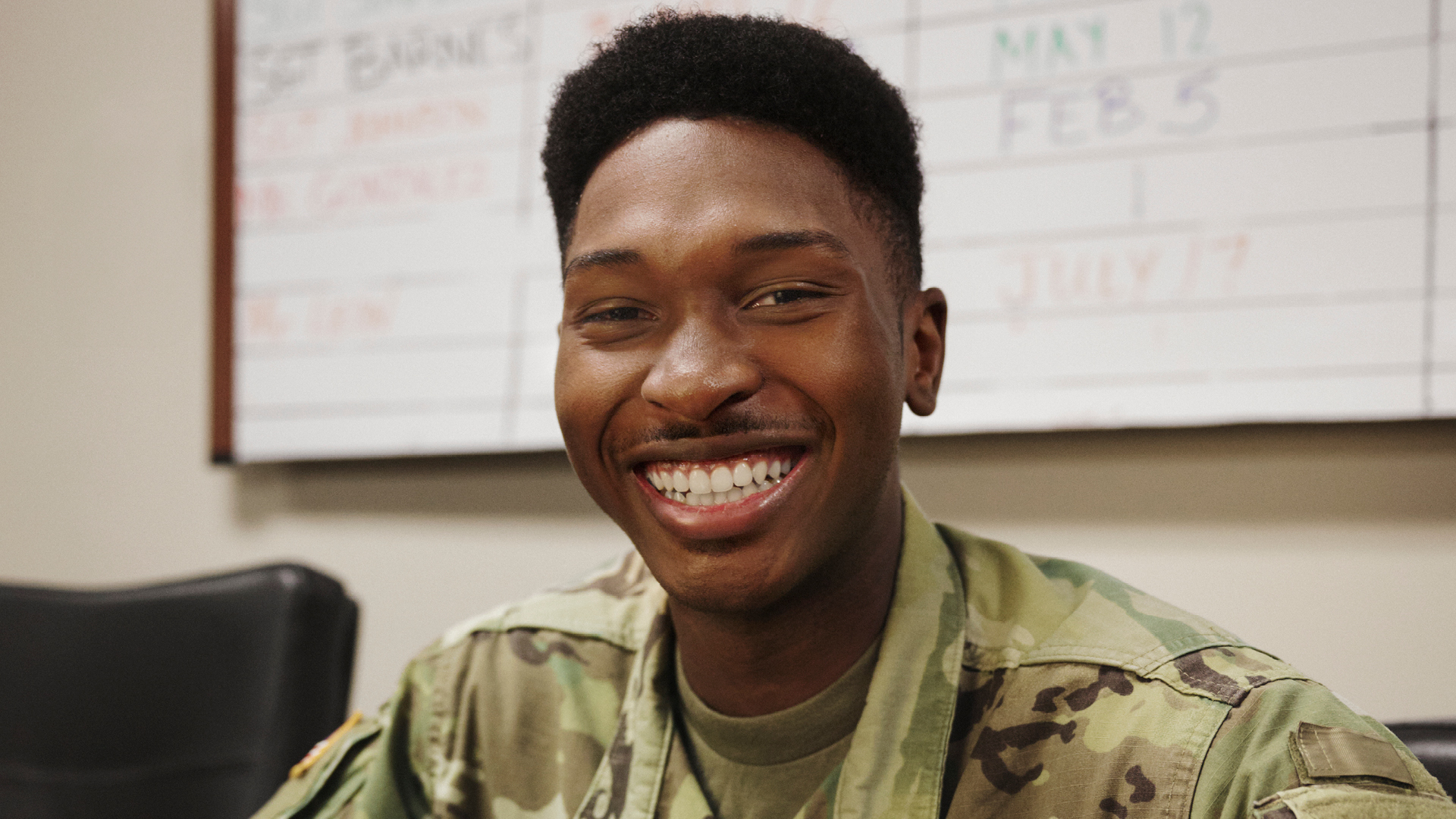 Joshua Vaccianna smiling at the camera