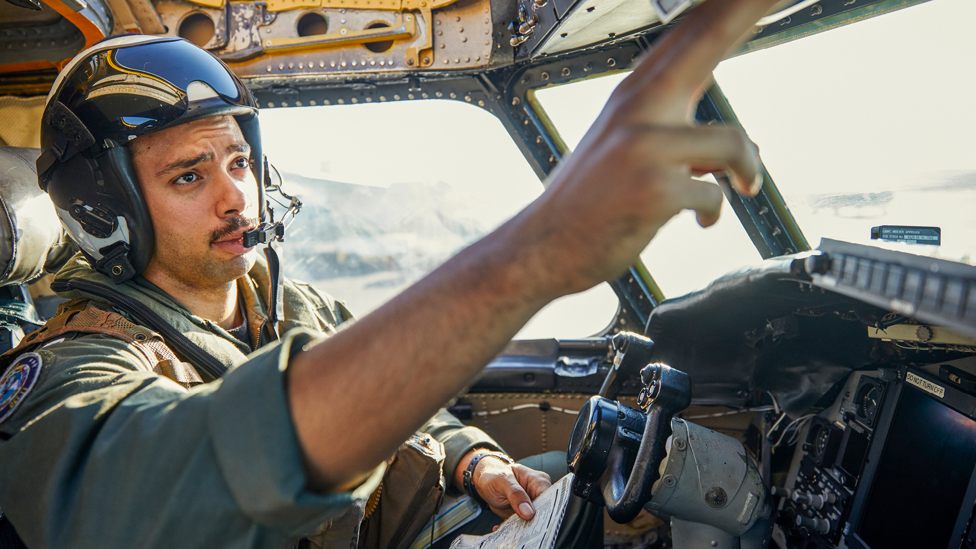 Des Fournier about to pilot a plane