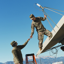 Trenton Working with another Service Member 