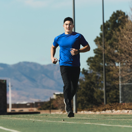 Trenton Ching running