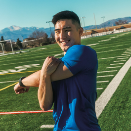 Trenton Ching stretching