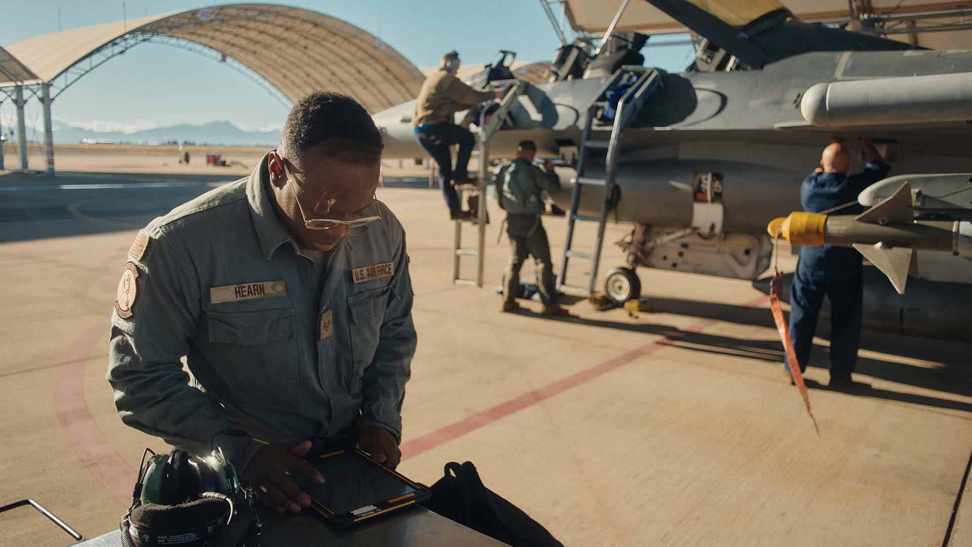 Daviyd “Rex” Hearn working